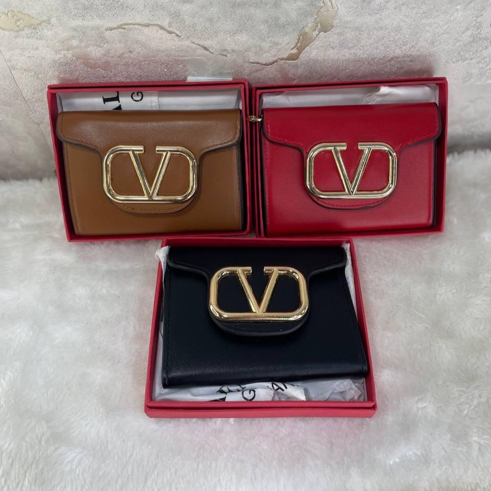 Valentino - Petit Portefeuille Rockstud VLogo