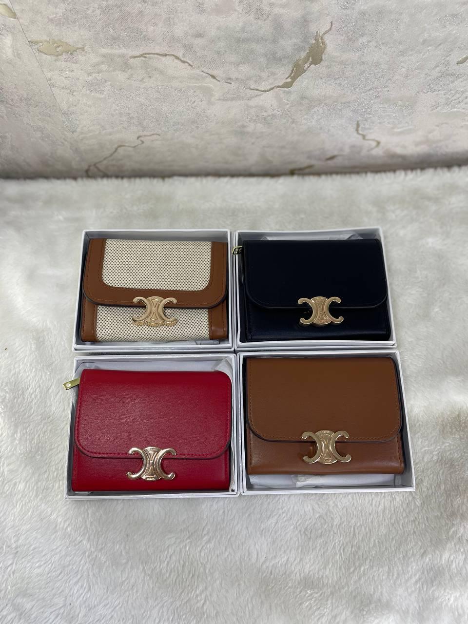 CELINE - Porte-cartes Triomphe veau brillant